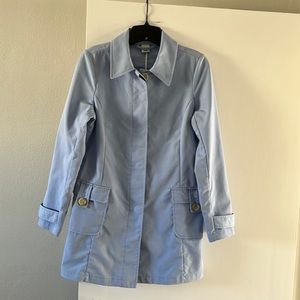 Old Navy Light Blue Trench Coat